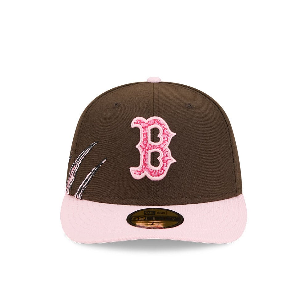 PC 59FIFTY Brains ボストン・レッドソックス ウォルナット ピンク