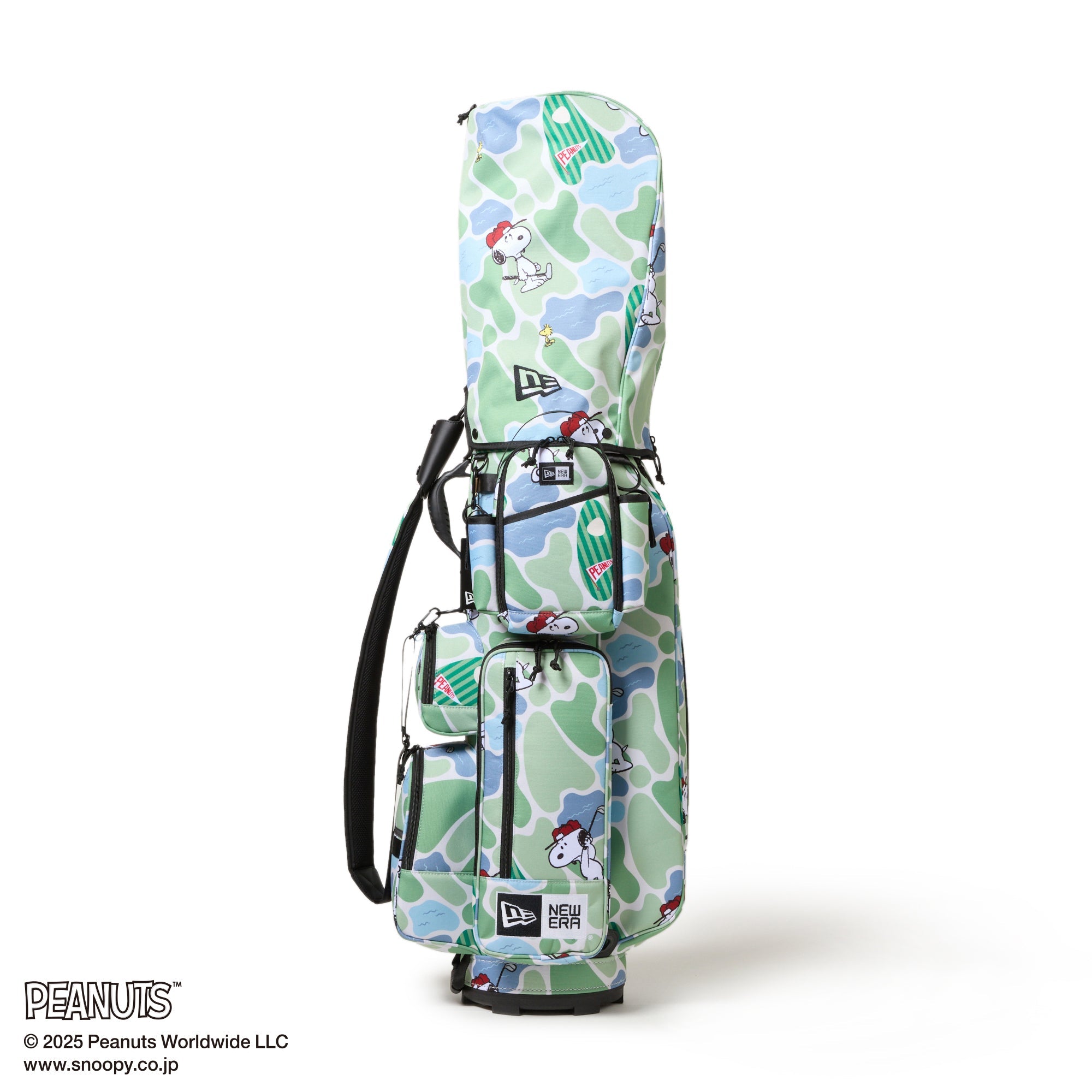 キャディーバッグ PEANUTS ピーナッツ グリーンカモ [ベーシックポーチ