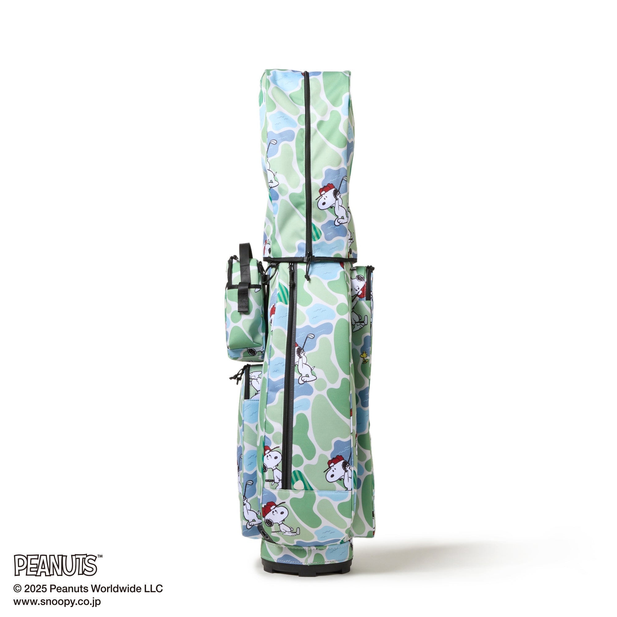 キャディーバッグ PEANUTS ピーナッツ グリーンカモ [ベーシックポーチ