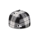 RC 59FIFTY Grunge Style Plaid ブルックリン・ドジャース クーパーズタウン ブラック - 14747110-700 | NEW ERA ニューエラ公式オンラインストア