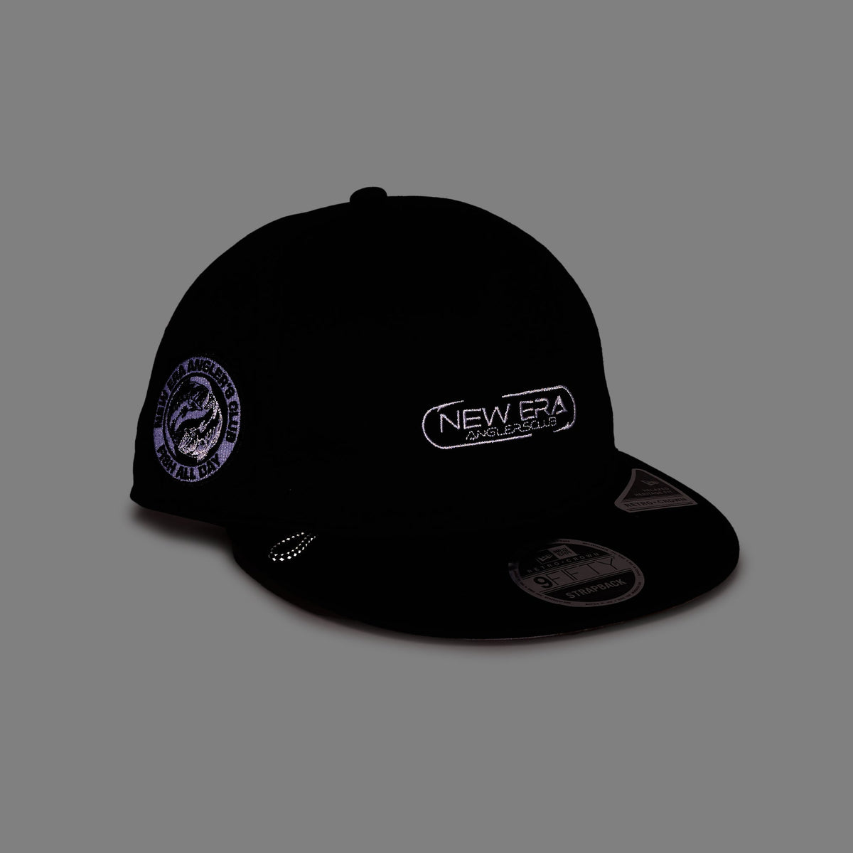 RC 9FIFTY A-Frame フラットバイザー Angler's Club ブラック