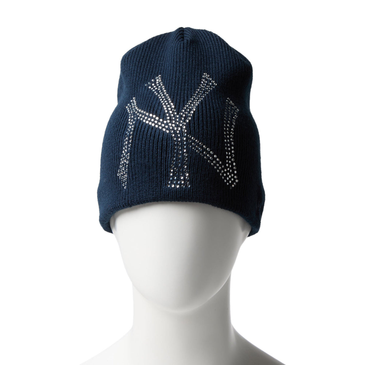 nページ♡ ベーシック ビーニー Rhinestone ラインストーン ビッグロゴ