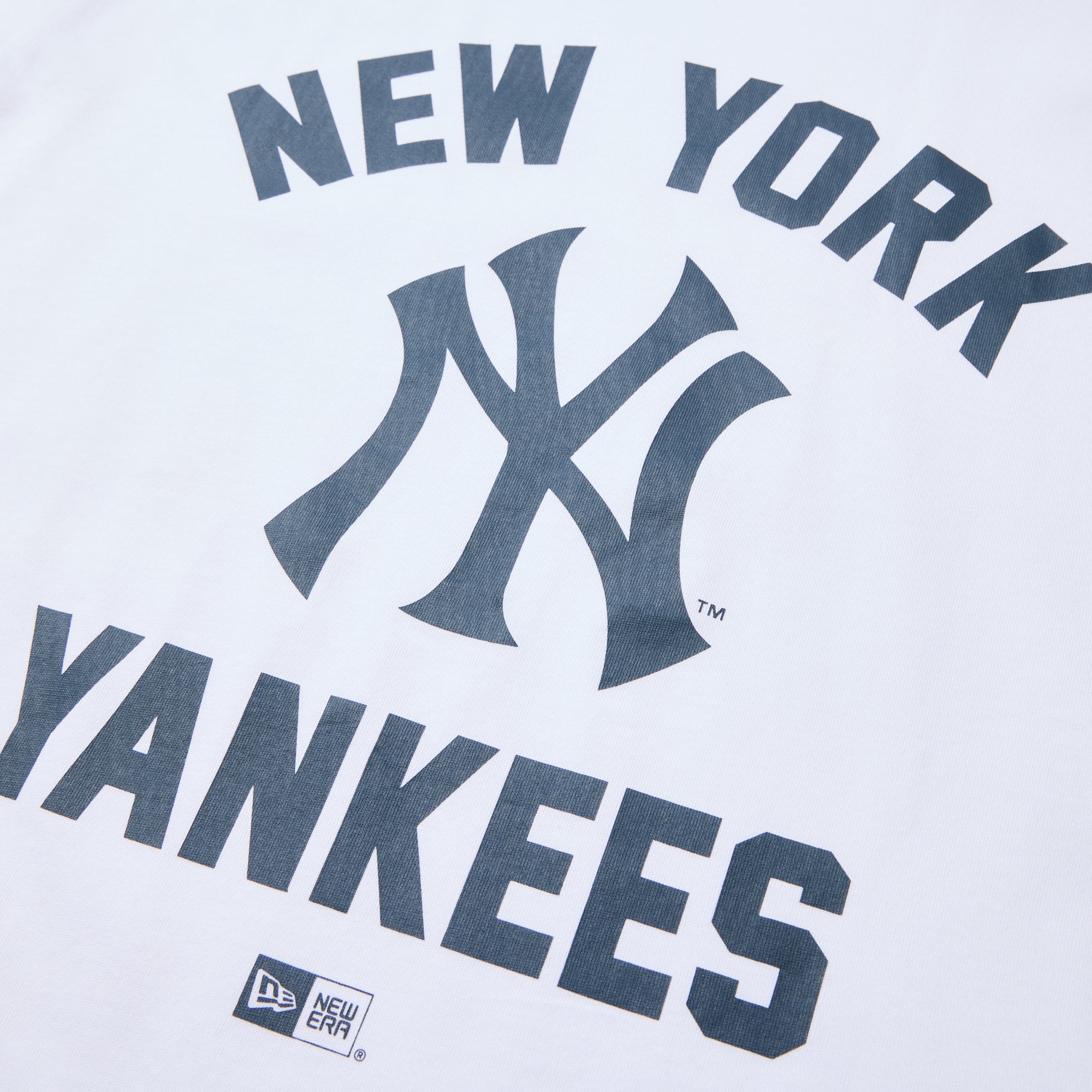 長袖 コットン Tシャツ ニューヨーク・ヤンキース ホワイト レギュラー