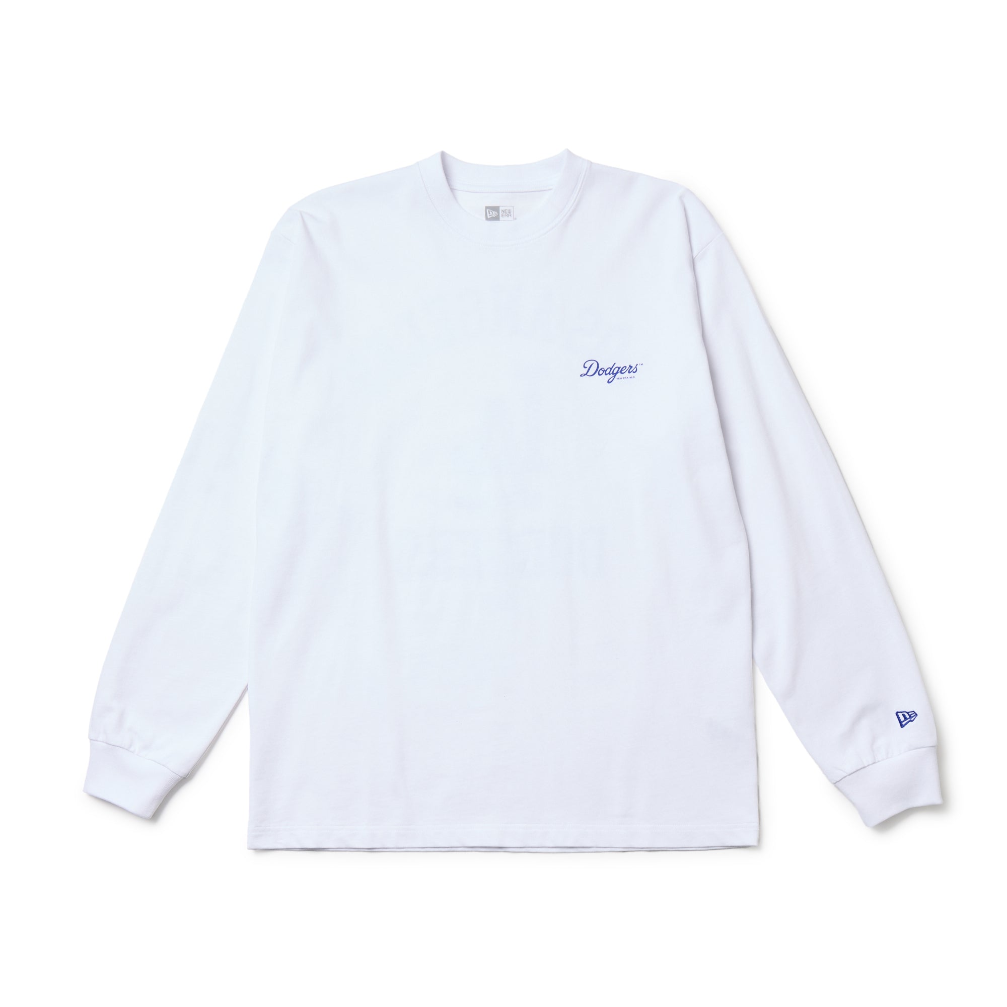 長袖 コットン Tシャツ ロサンゼルス・ドジャース ホワイト レギュラー