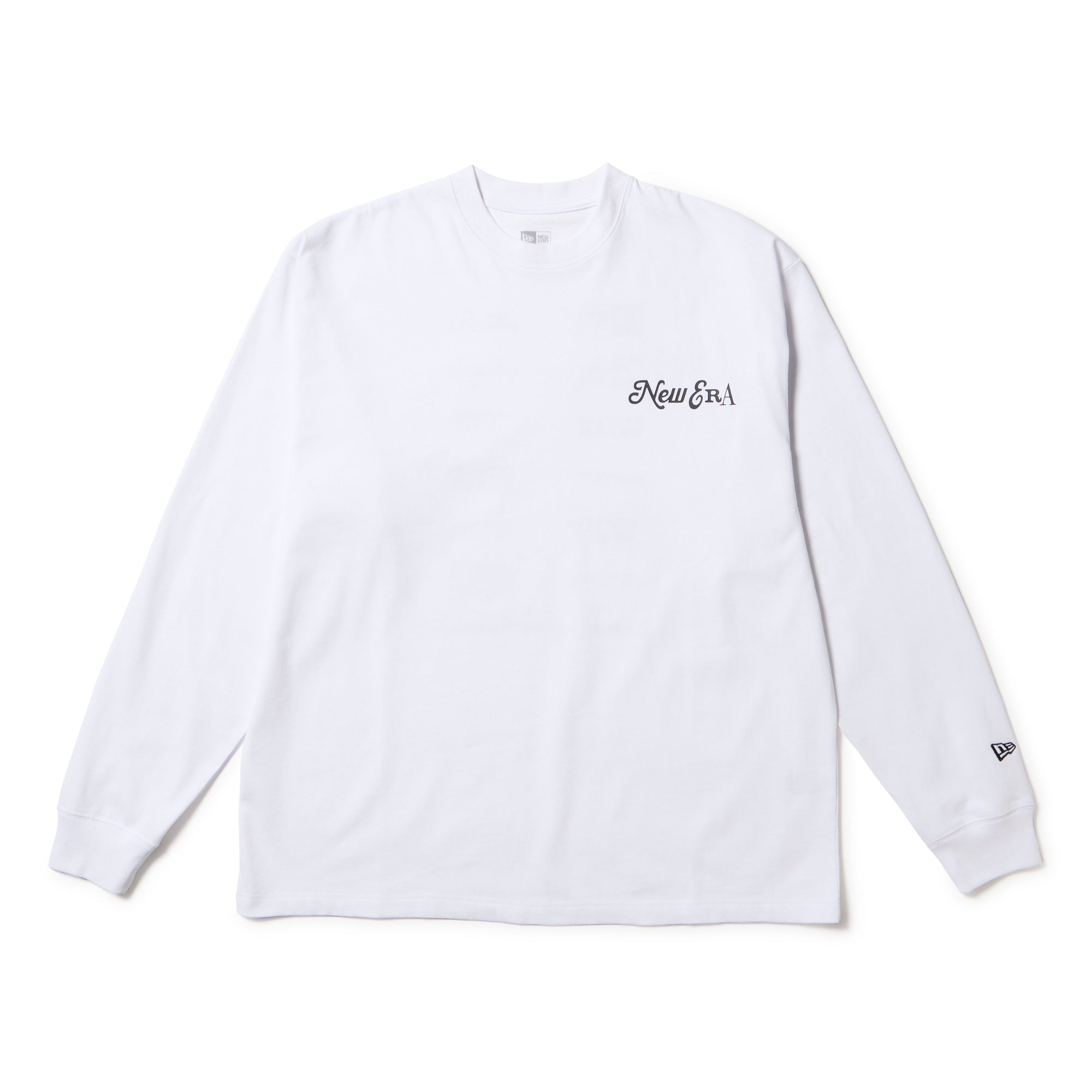 長袖 オーバーサイズド コットン Tシャツ Archive Mix Logo ホワイト