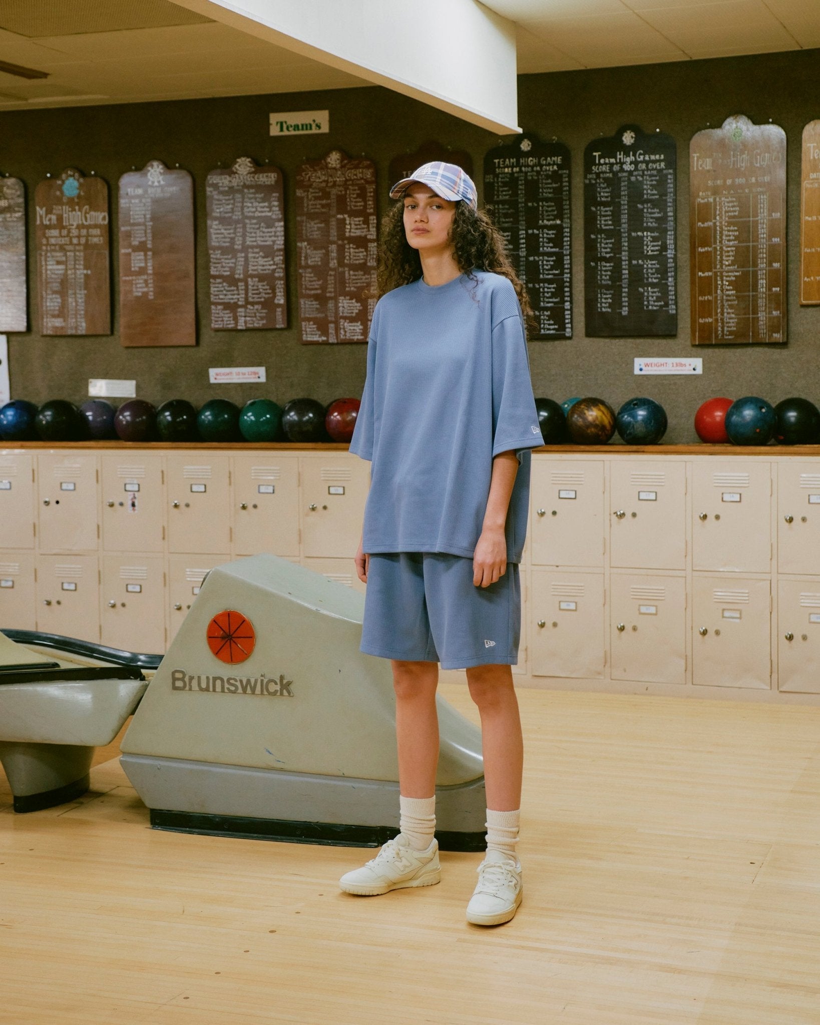 半袖 オーバーサイズド ワッフル Tシャツ BLACK LABEL SS25 スレート