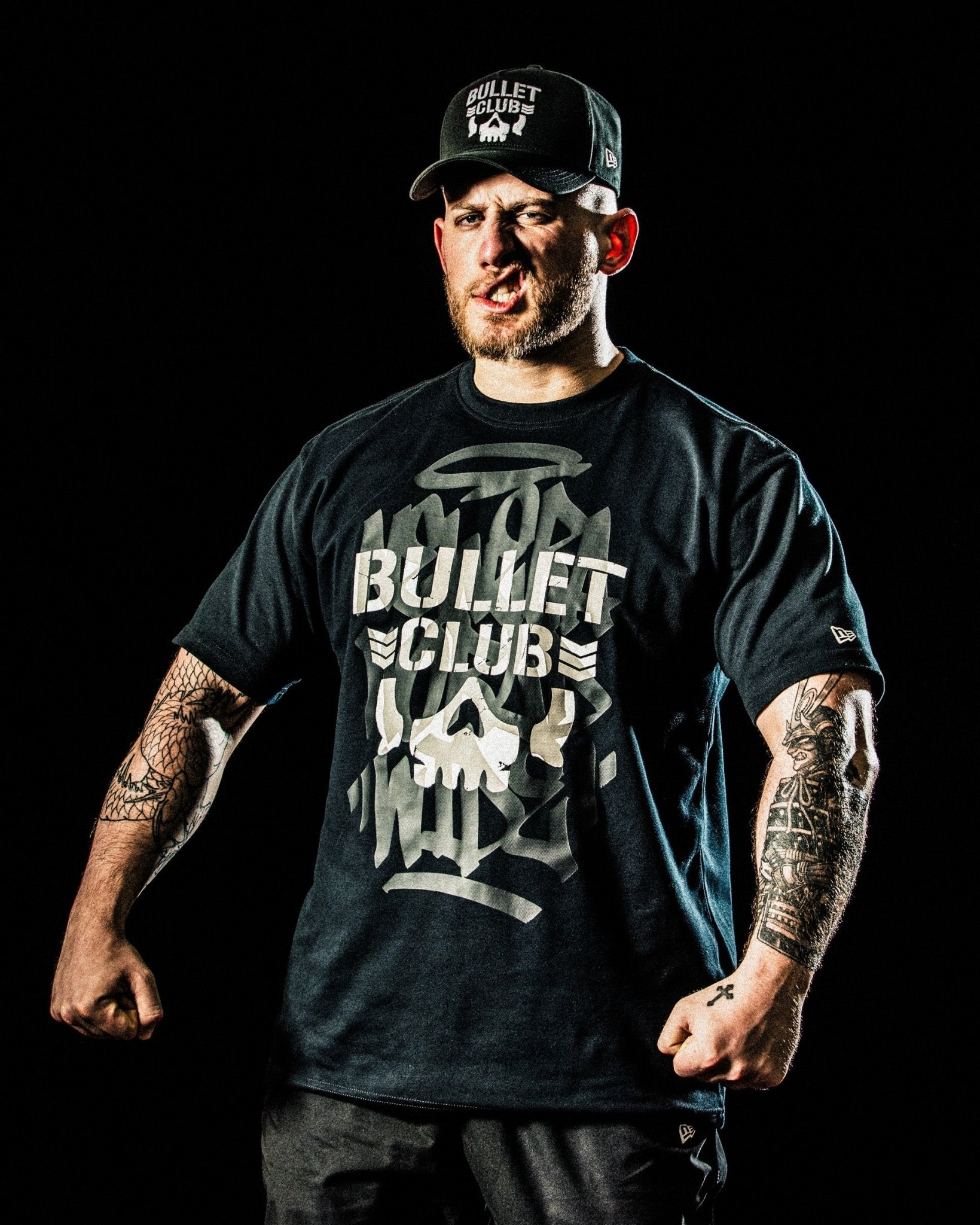半袖 パフォーマンス Tシャツ 新日本プロレスリング BULLET CLUB
