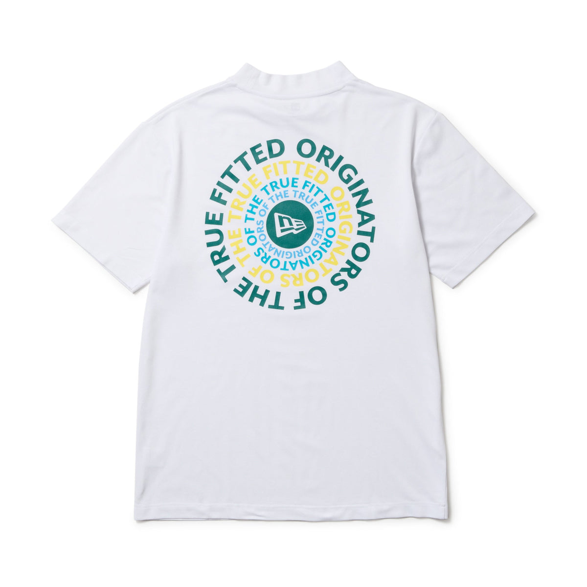 半袖 ミッドネック 鹿の子 Tシャツ Circle OOTTF ホワイト