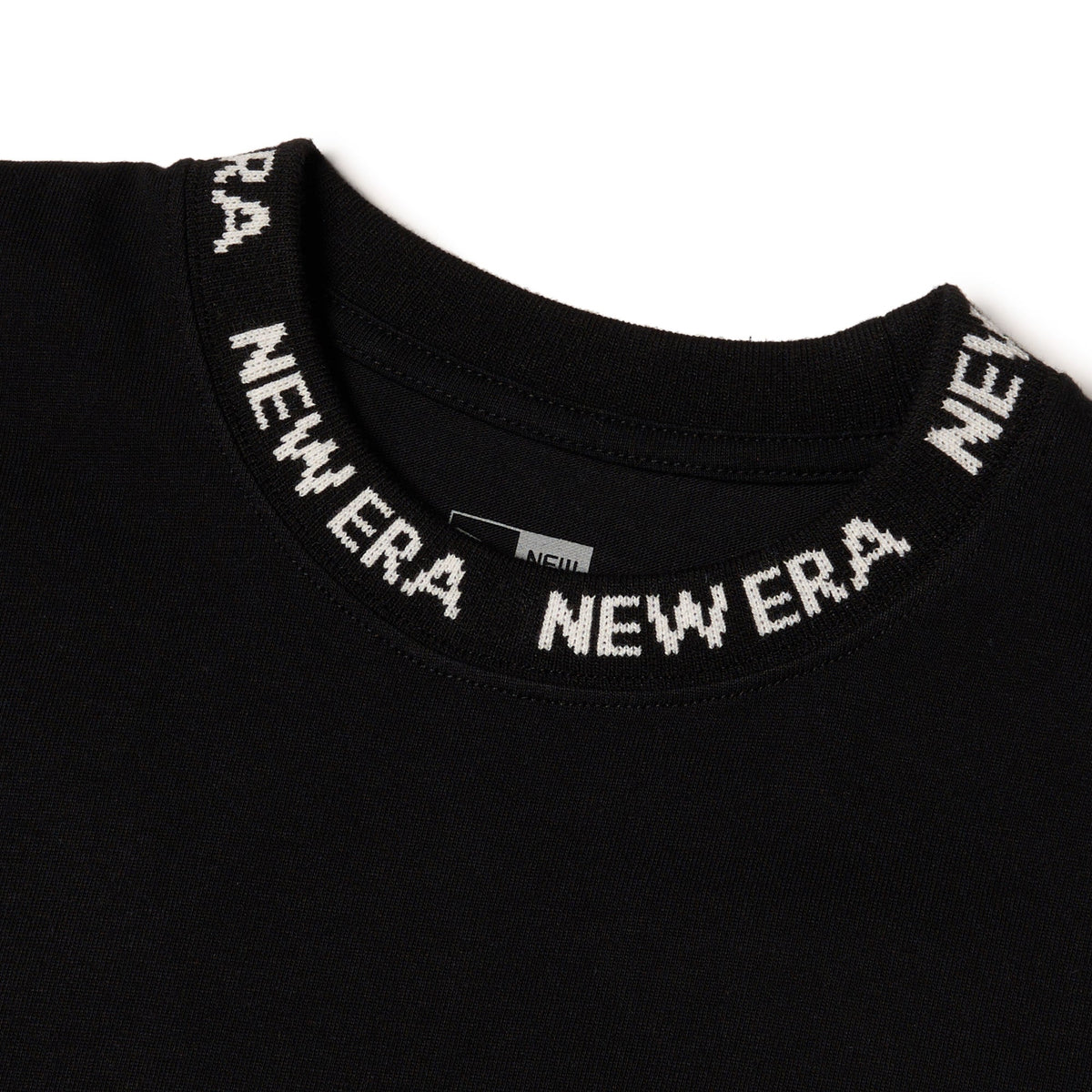 半袖 オーバーサイズド コットン Tシャツ Collar Logo ブラック