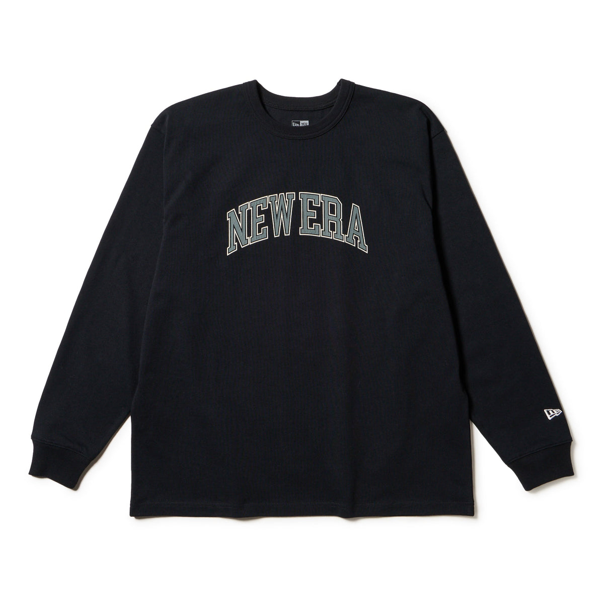 長袖 オーバーサイズド ヘビーウェイト コットン Tシャツ College Logo 