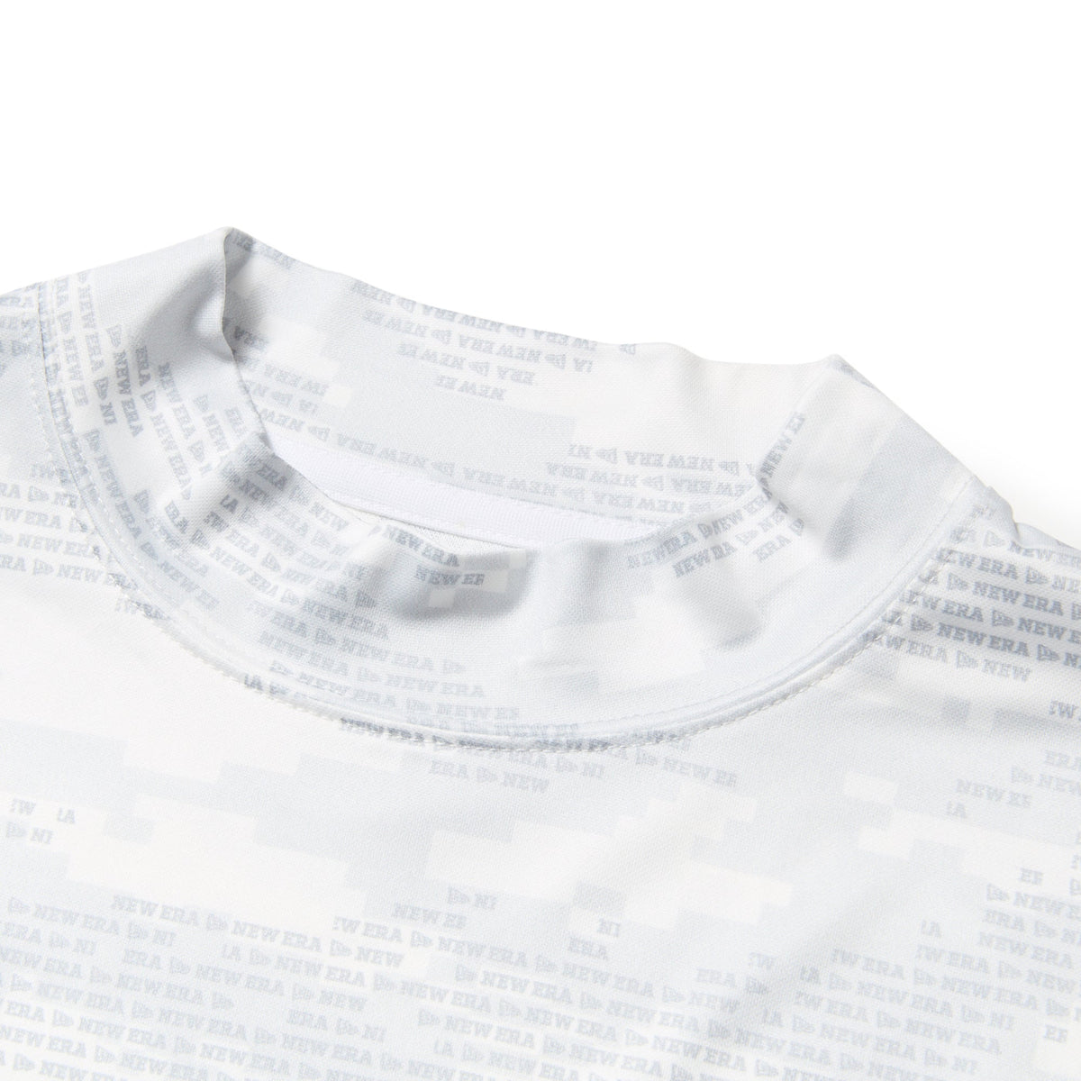 半袖 ミッドネック 鹿の子 Tシャツ Digital Camo ホワイト