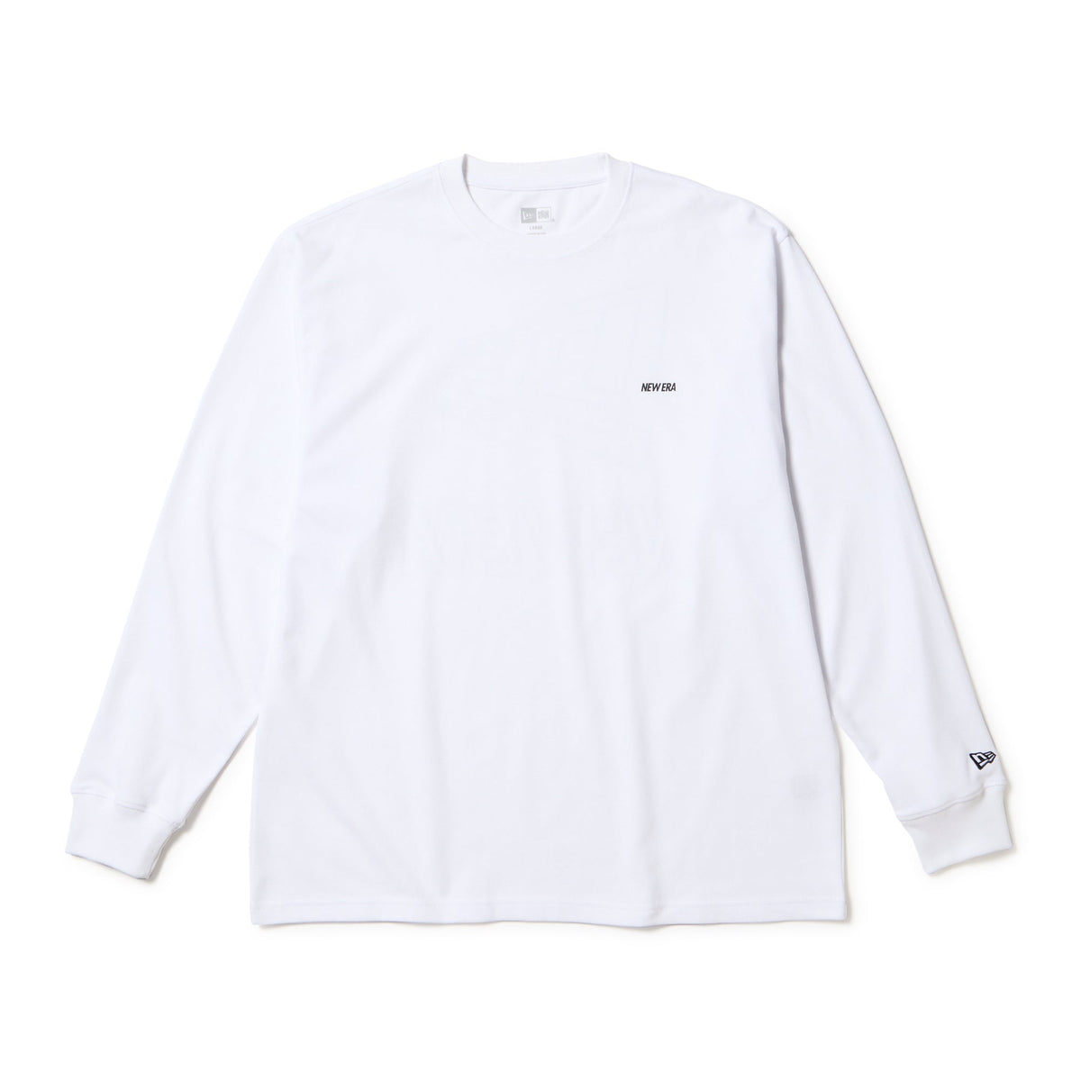 新品　NEW ERA COOLERA Lサイズ ホワイトシャツ 半袖 テック Tシャツ アーカイブロゴ ホワイト レギュラー