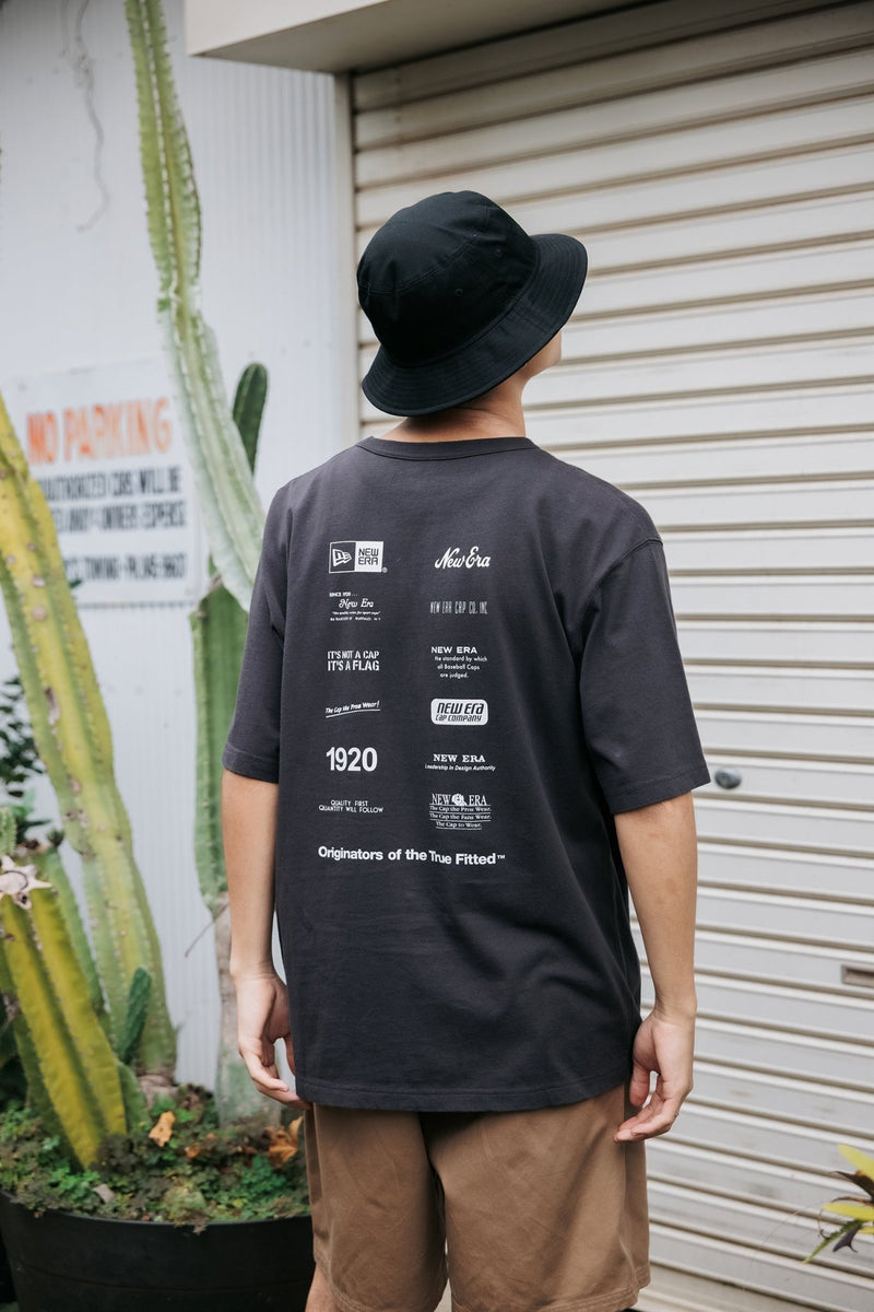 半袖 ウォッシュド コットン Tシャツ Logo Archive スミクロ