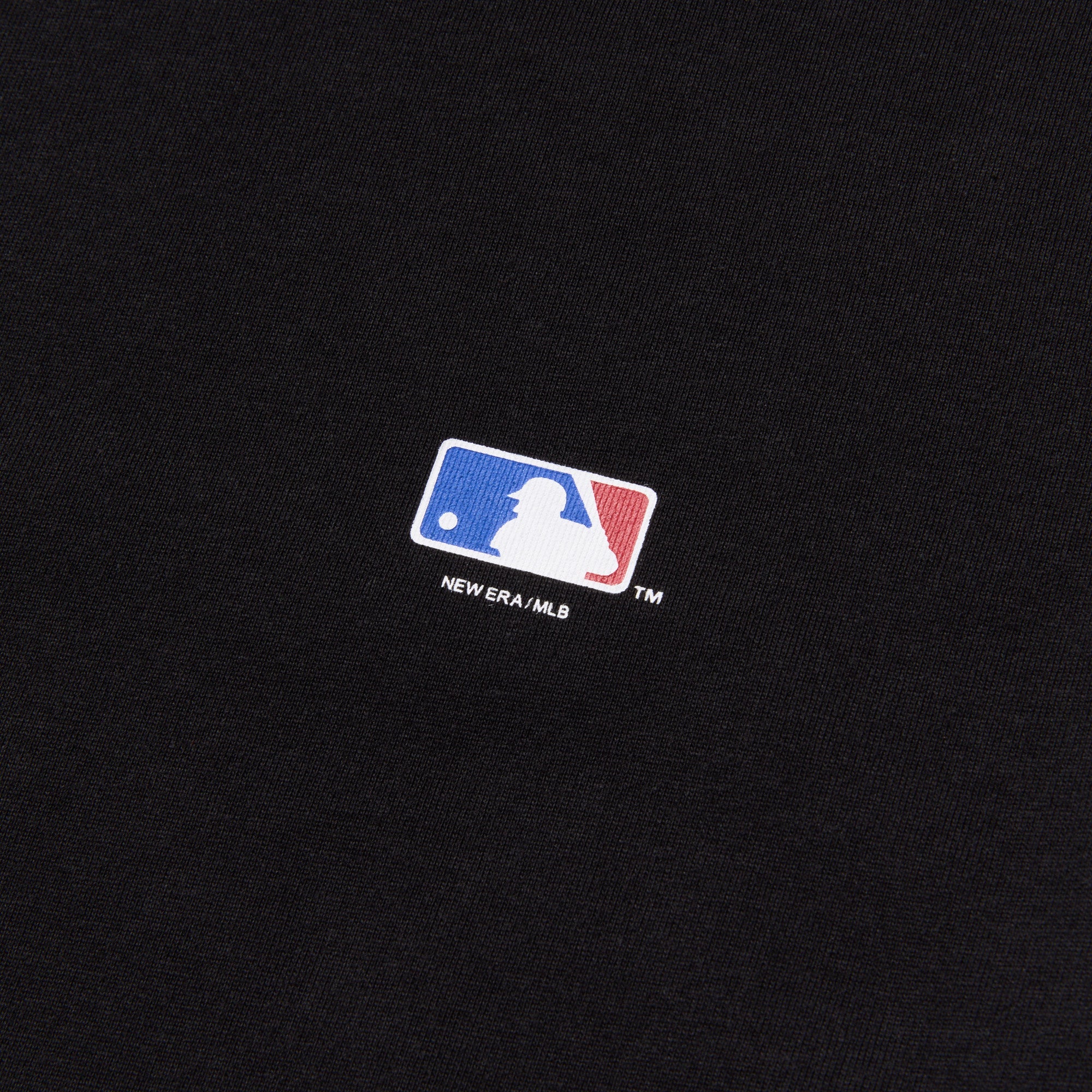 半袖 オーバーサイズド コットン Tシャツ MLBチームロゴ ブラック