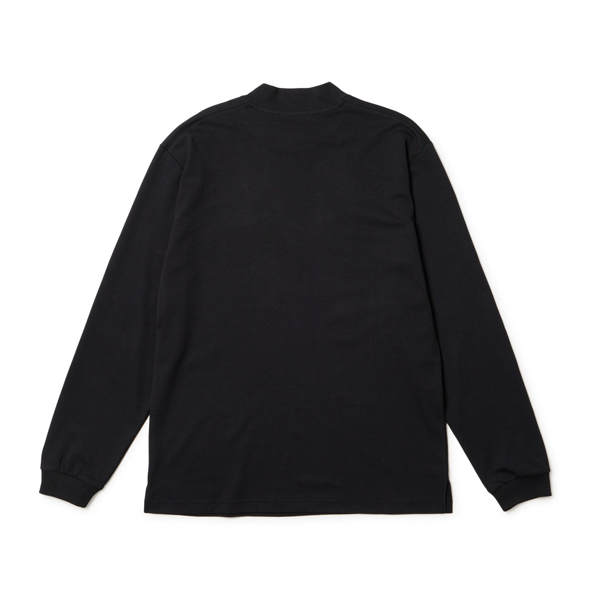 長袖 ミッドネック パフォーマンス Tシャツ Neon Logo ブラック 