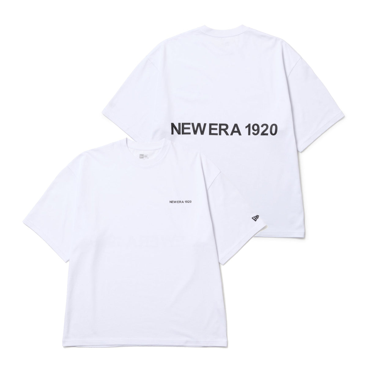 半袖 オーバーサイズド コットン Tシャツ NEW ERA 1920 ホワイト