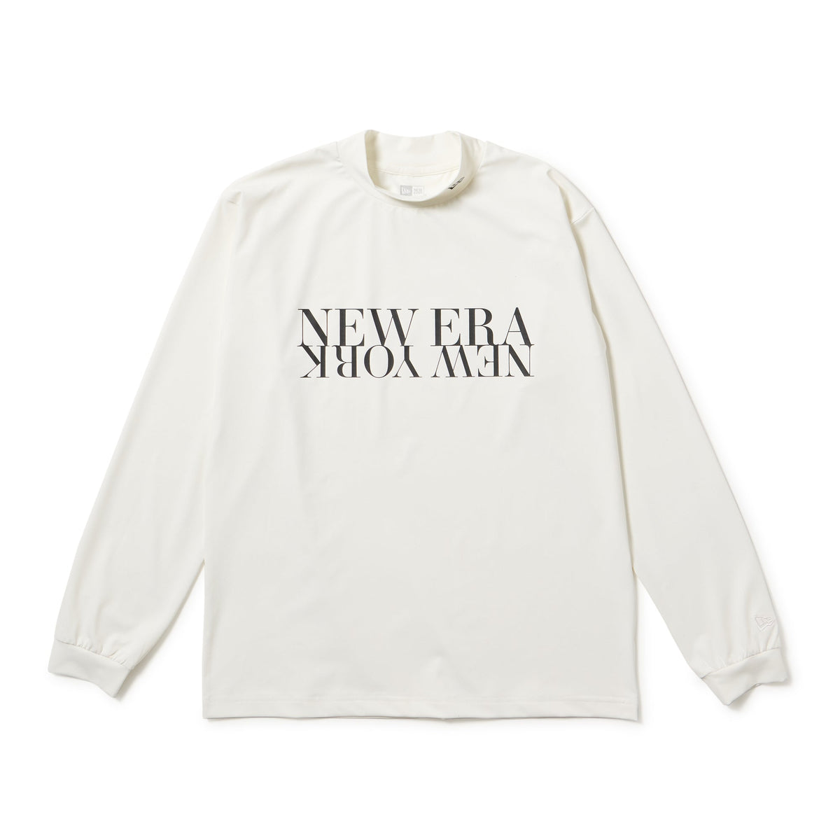 へべれけさん専用　NEW ERA ホワイト Tシャツ Lサイズ　ゴルフ 長袖 ミッドネック ベアTシャツ NEW ERA NEW YORK ホワイト