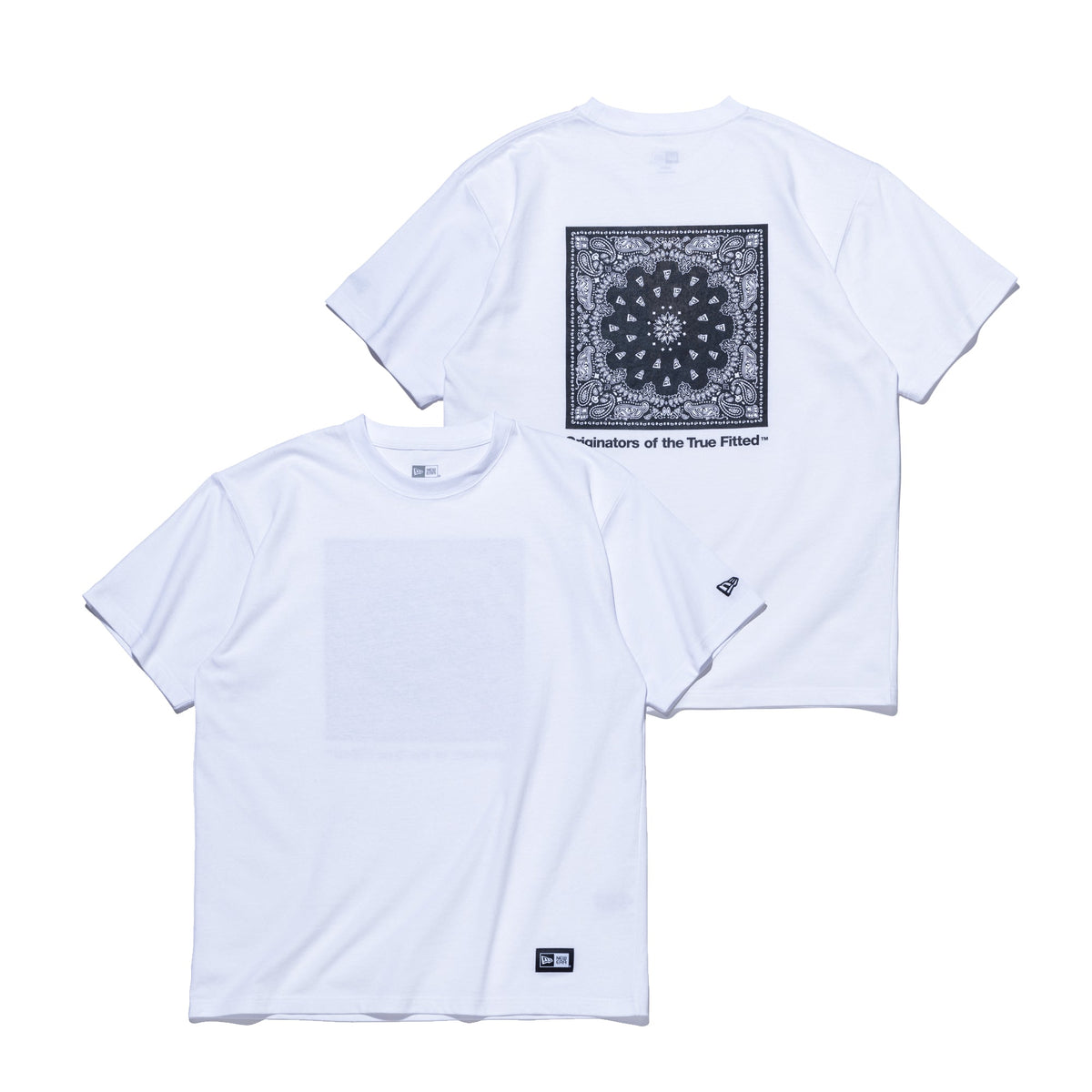 ★NEW ERA★送料込★人気★正規品★半袖★MLB PAISLEY T-SHIRTS 半袖 テックTシャツ ペイズリー フラッグロゴ ブラック