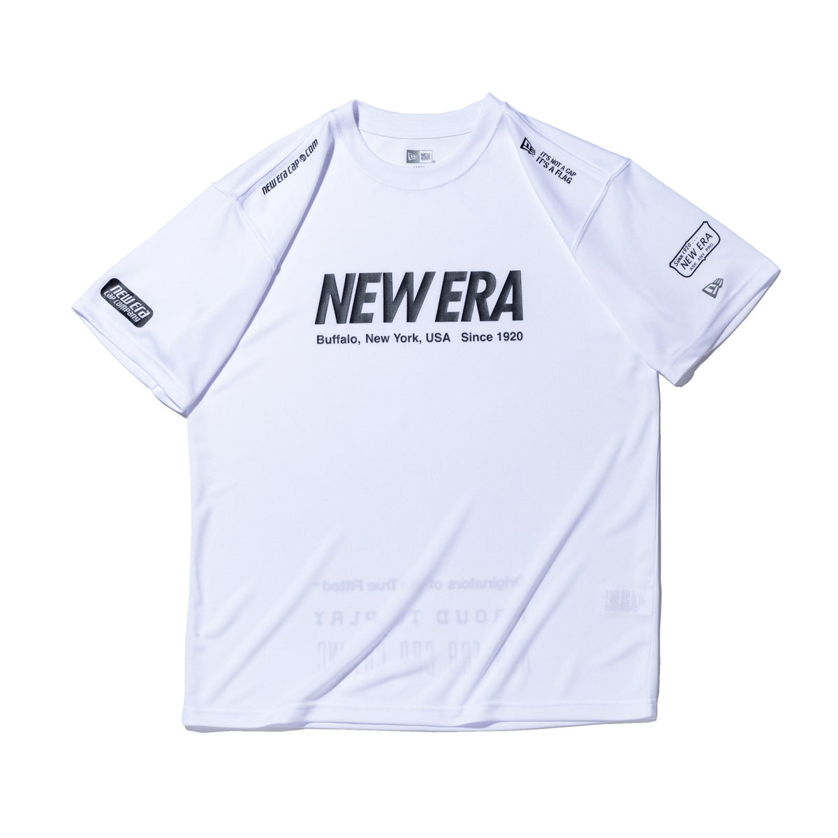 【New Era】★兼用★アーカイブ キャップ グラフィック Tシャツ 半袖 オーバーサイズド コットン Tシャツ Graffiti ブラック
