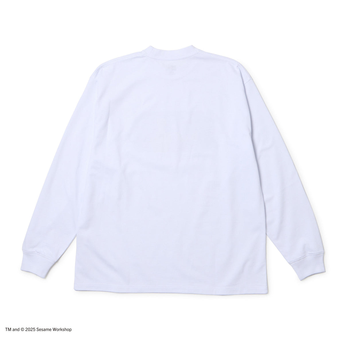 長袖 オーバーサイズド コットン Tシャツ SESAME STREET セサミ 