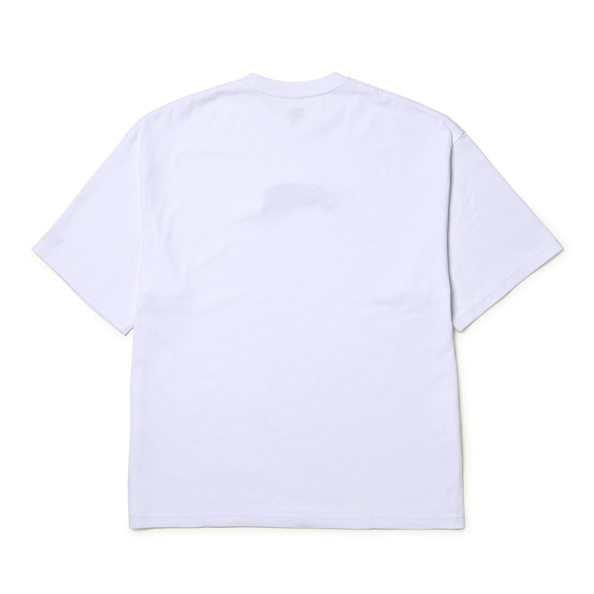 半袖 オーバーサイズド コットン Tシャツ Slowup ホワイト 