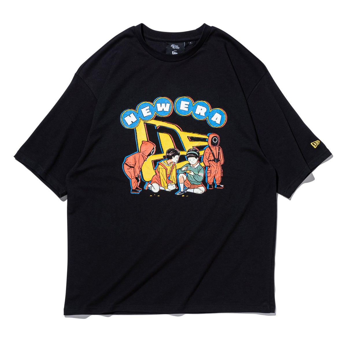 フラッドTシャツ　サイン入り☆Lサイズ新品 ＆ビッグプリント オーバーサイズTシャツ＜ホワイト＞(S