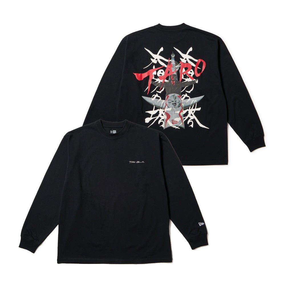 長袖 オーバーサイズド コットン Tシャツ TARO OKAMOTO 岡本太郎 太陽 