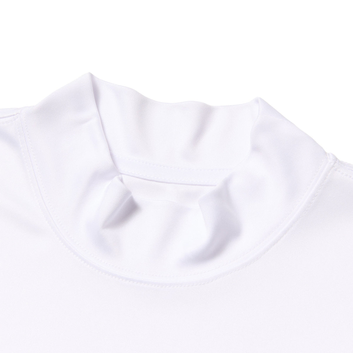 半袖 ラッシュ モックネック Tシャツ Wordmark ホワイト