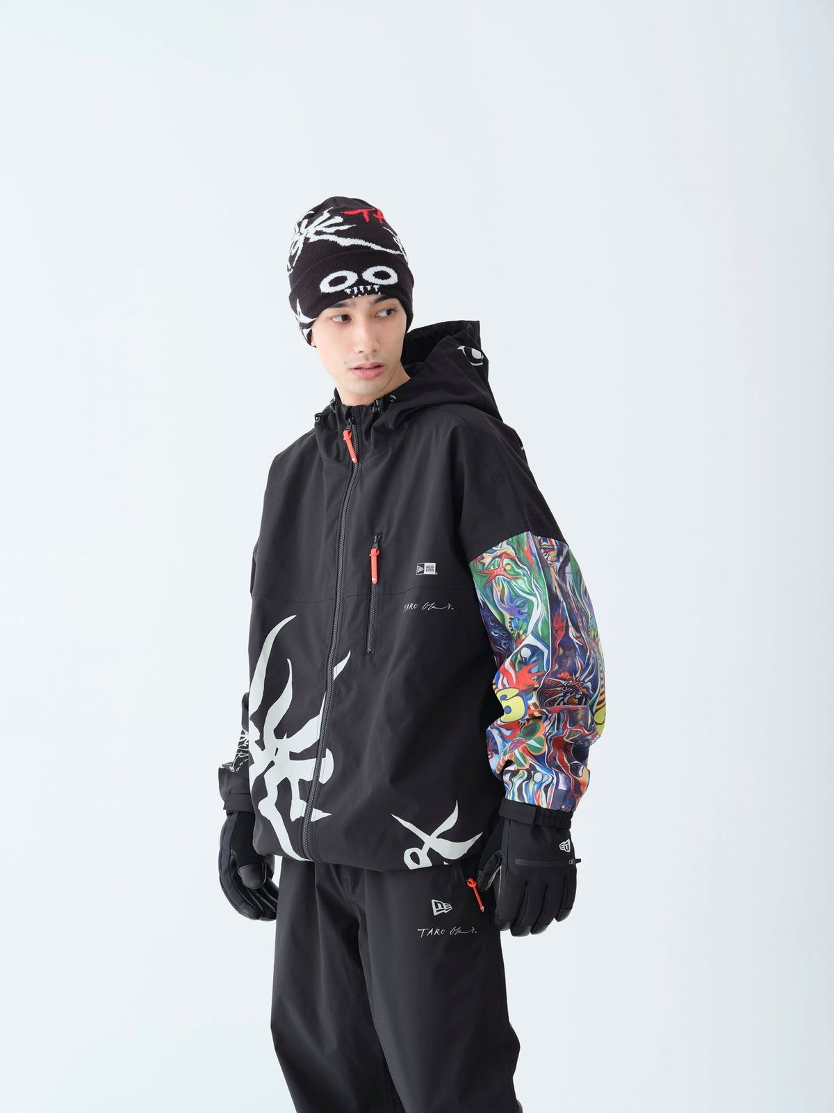 スノージャケット TARO OKAMOTO 岡本太郎 Snowboarding ブラック 