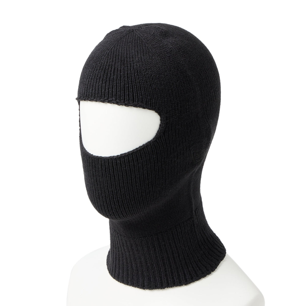 バラクラバ Whole Garment Knit ベーシック ブラック