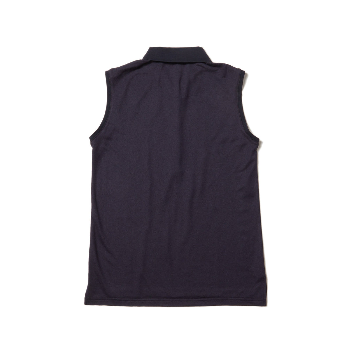 Women's ノースリーブ ミッドネック Tシャツ ブラック | ゴルフ