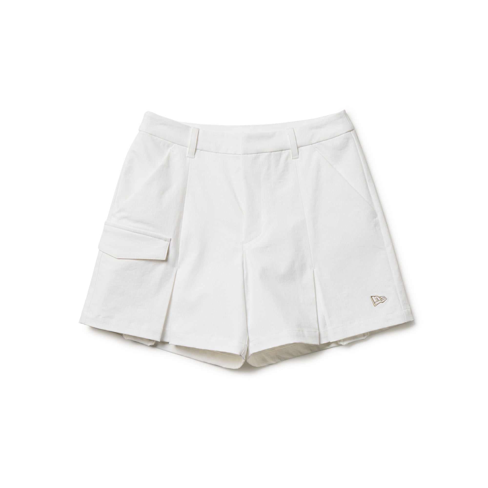 ニューエラ　プリーツショートパンツ 　オフホワイト　Mサイズ Women's プリーツ ショートパンツ オフホワイト | ゴルフ | ニューエラ