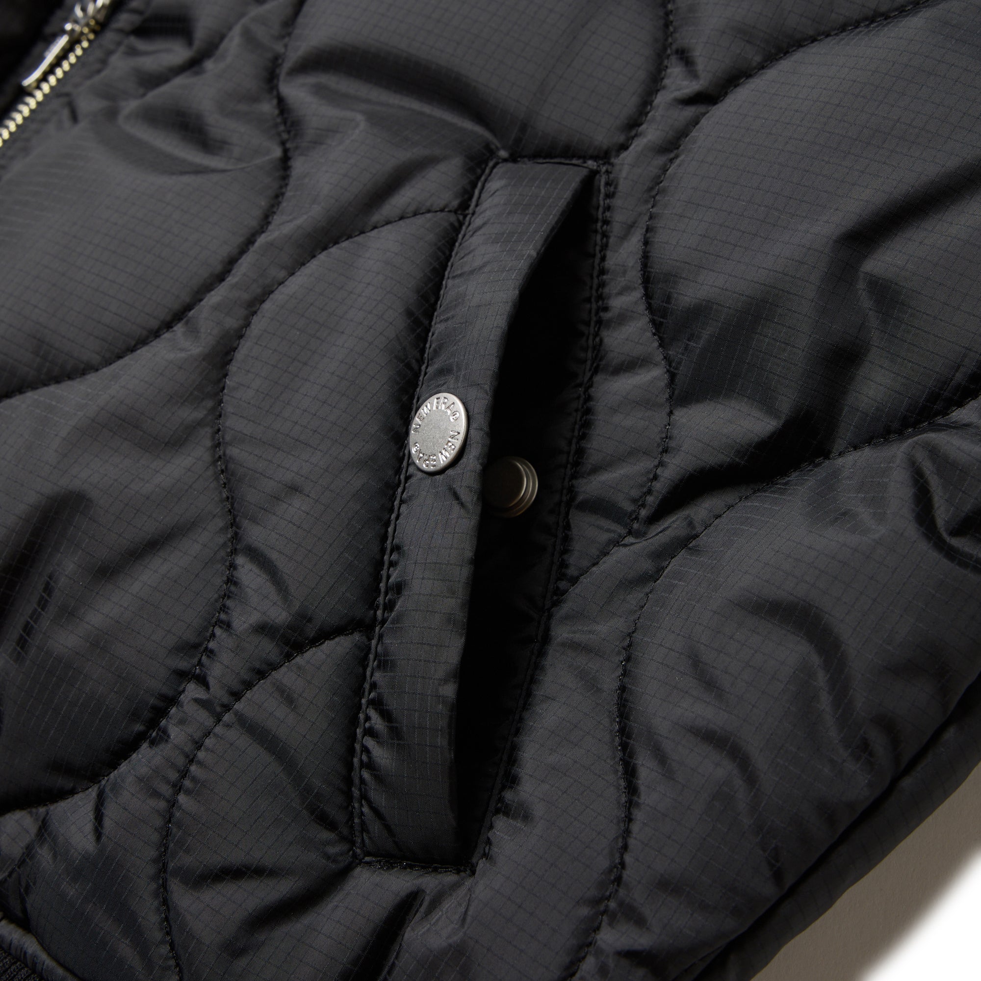 Women's インサレーティッド キルティング ジャケット ブラック