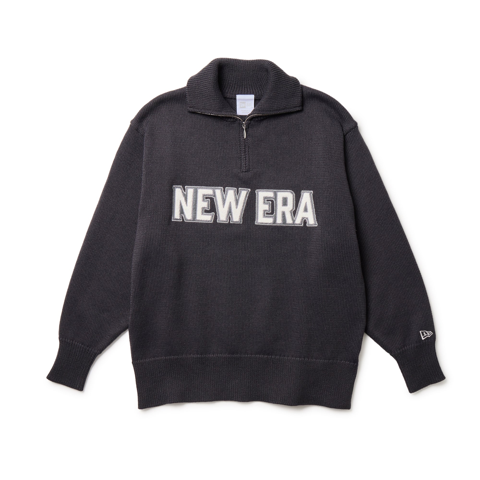 Women's ニット ハーフジップ プルオーバー チャコールグレー | ゴルフ