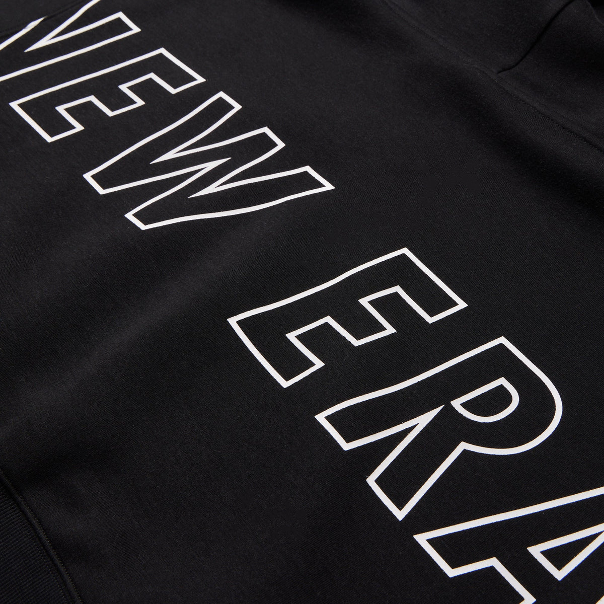 Women's テックスウェット ショート プルオーバーフーディー ブラック