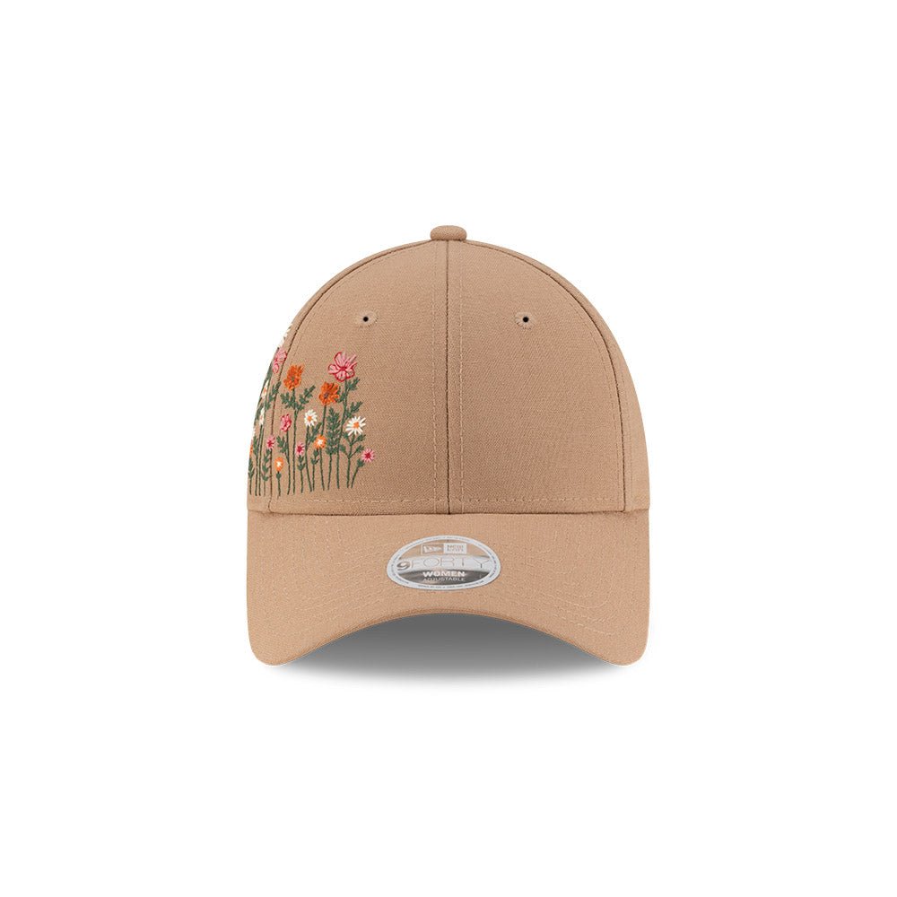 レア☆NEW ERA ベースボールキャップ ドジャース サテン Women's 9FORTY International Women's Day サテン タン