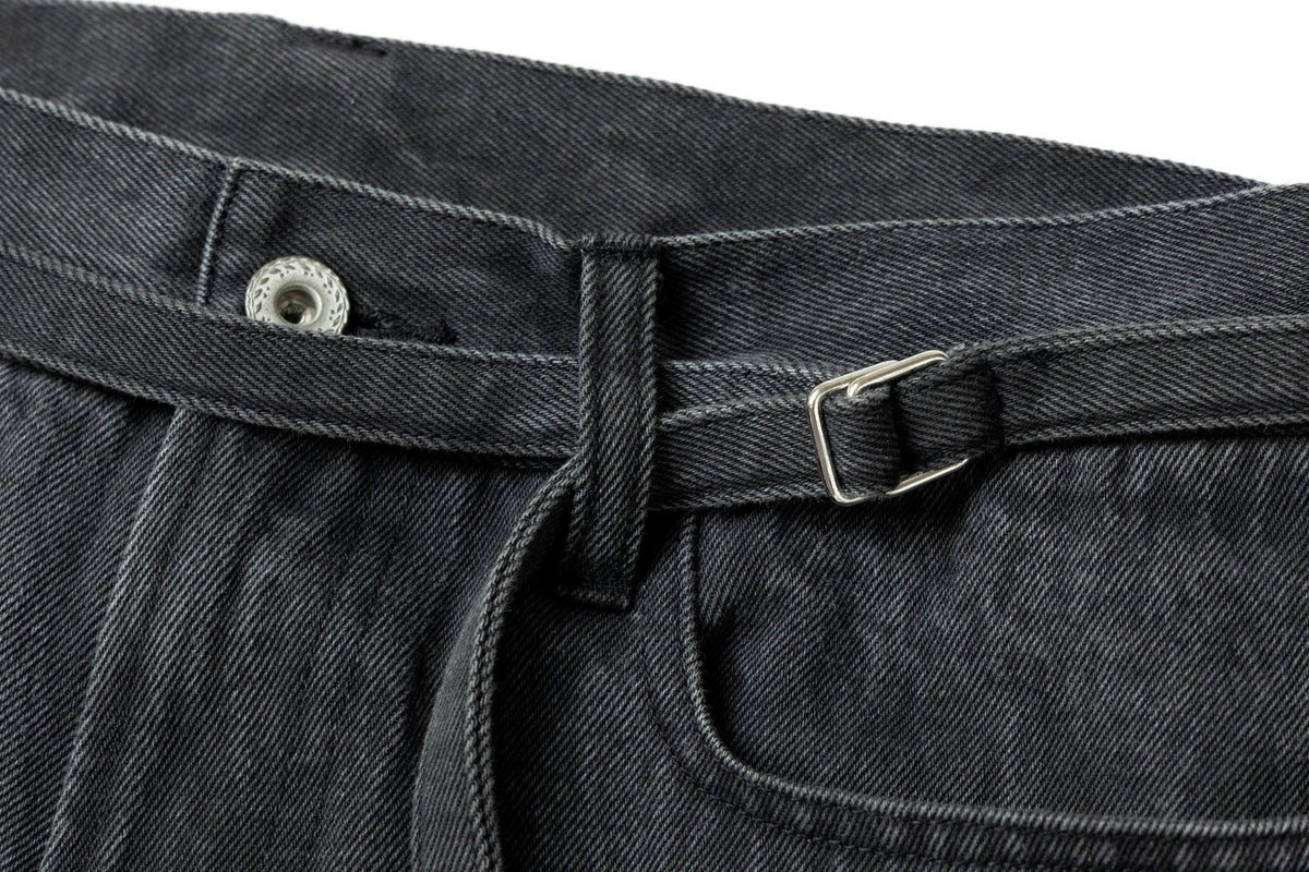 Women's ローライズ デニムパンツ BLACK LABEL FW25 ブラック