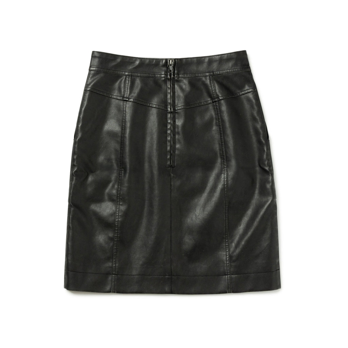 Women's シンセティックレザー ミニスカート BLACK LABEL FW25