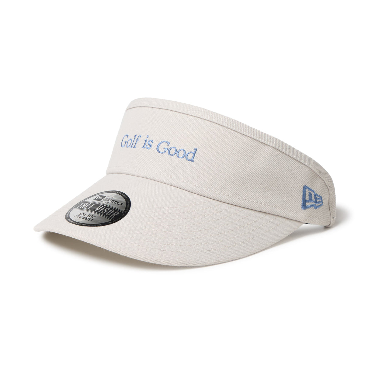 Women's サンバイザー トールバイザー Golf is good ストーン