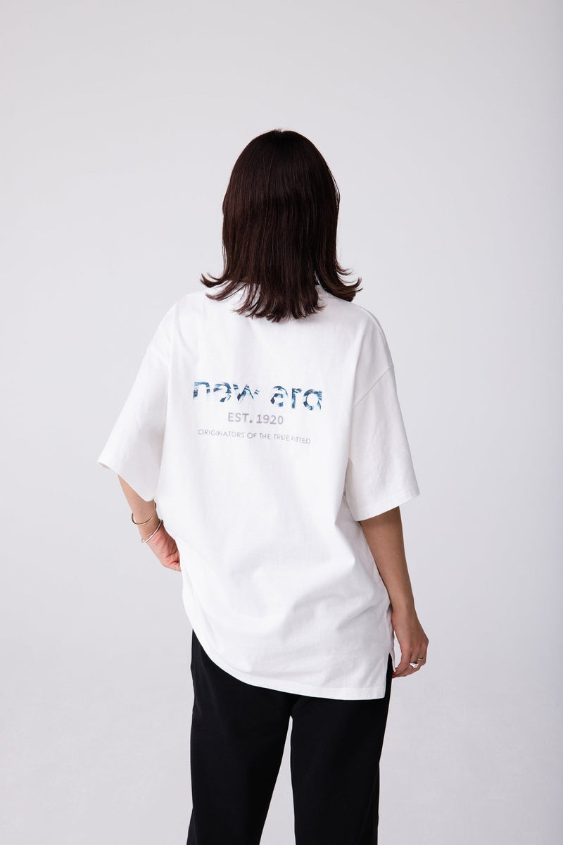 ホワイト 半袖Tシャツ ストラップ付き Off-White】【トップス】【ポルトガル製】オフホワイト『半袖T