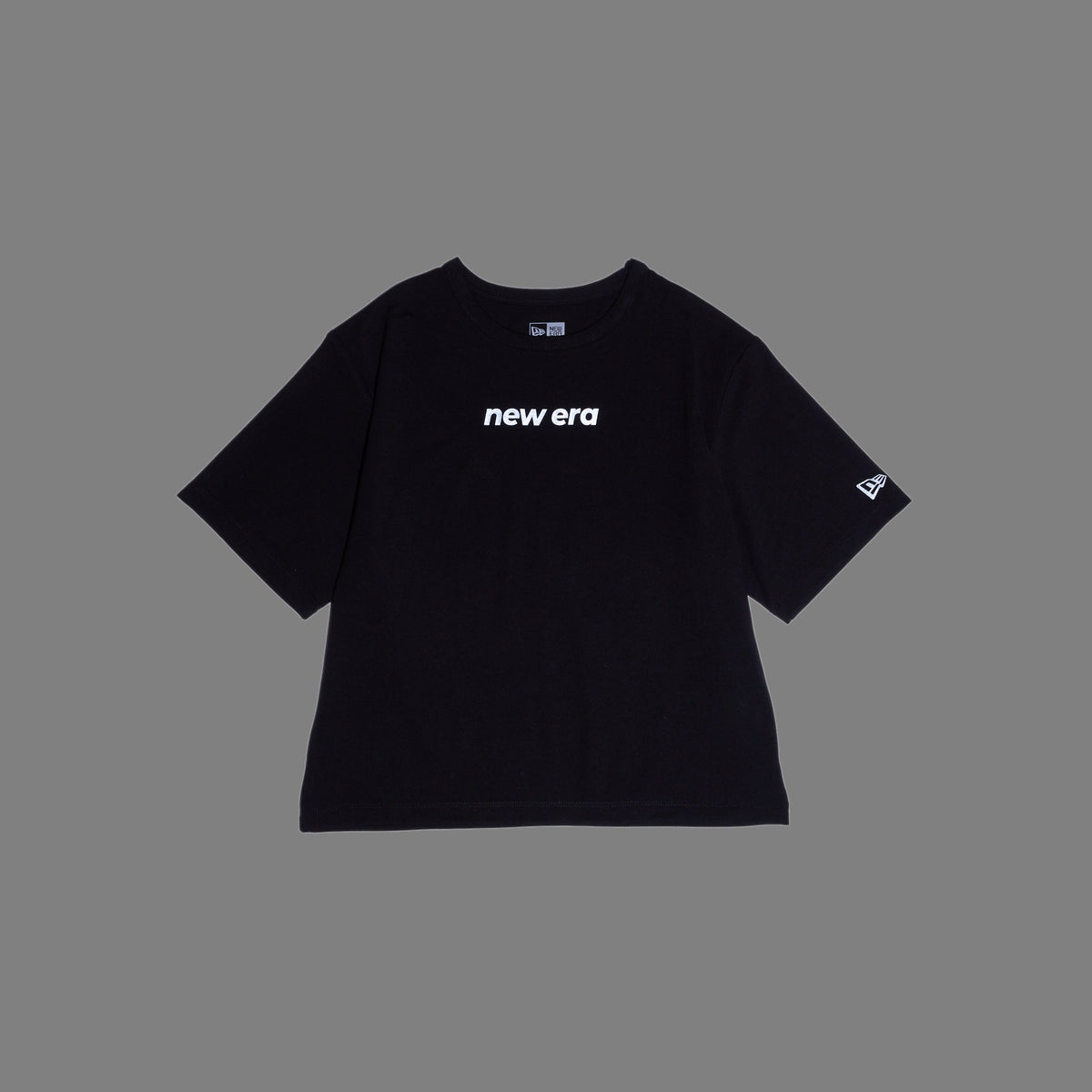Women's 半袖 テック ショート Tシャツ ブラック
