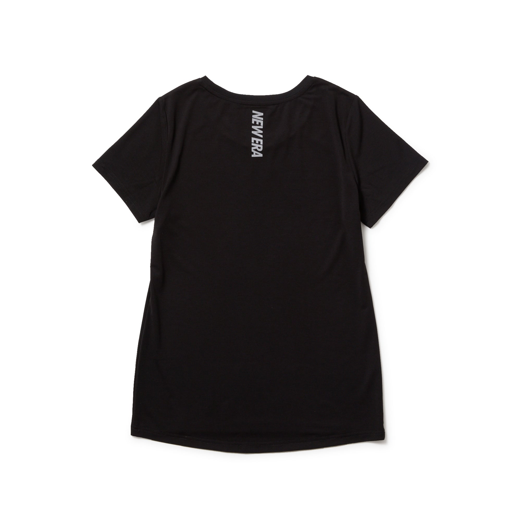 Women's 半袖 テック ミドルレングス Tシャツ ブラック