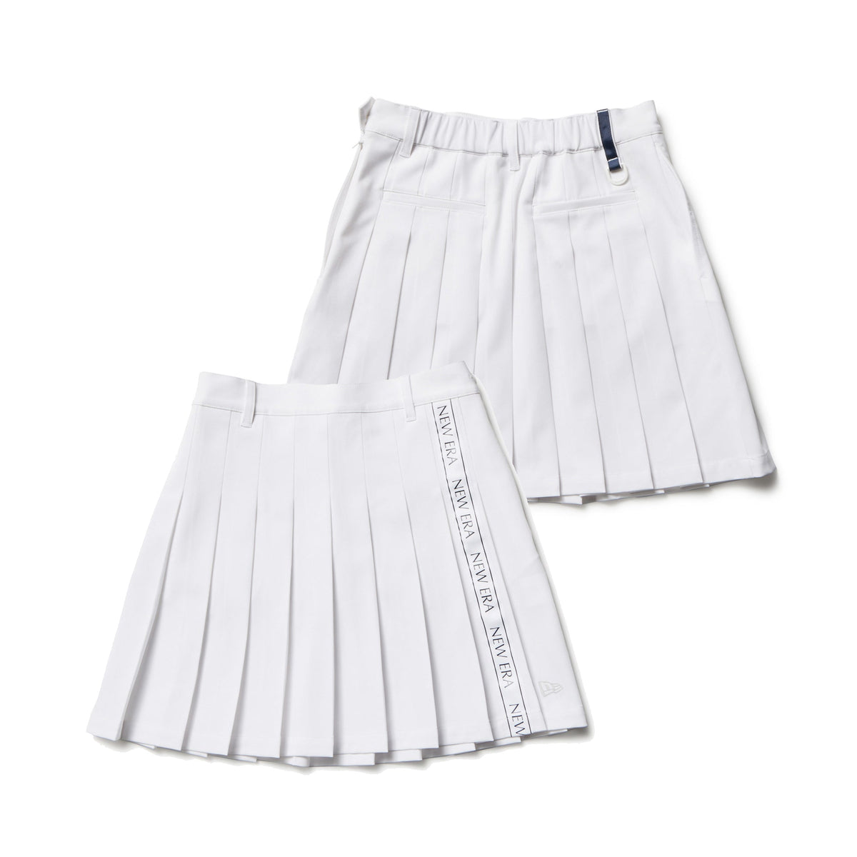 Women's プリーツスカート Vertical Logo ホワイト | ゴルフ