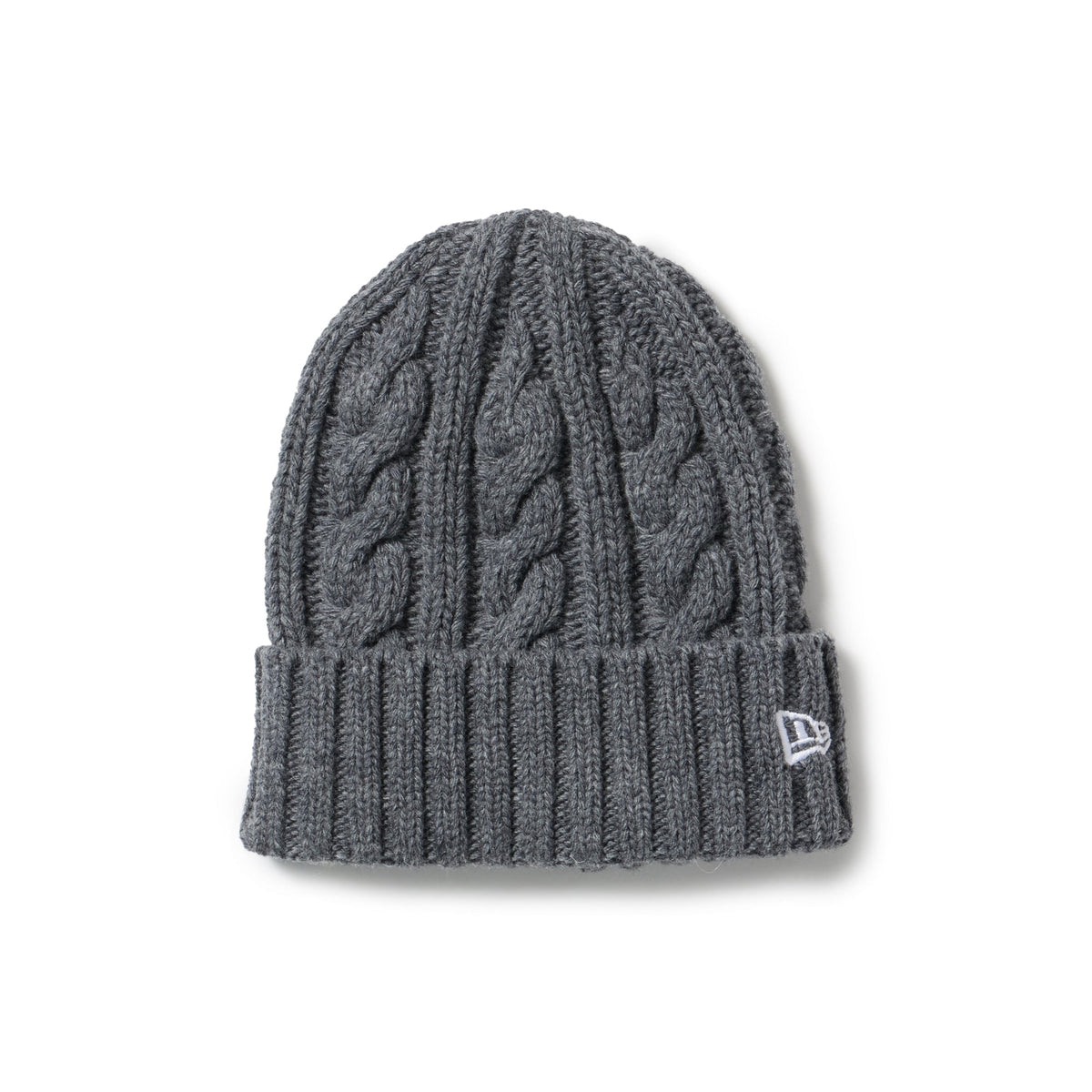 ローゲージ カフニット Wool Blend ダークグレー | ニューエラ