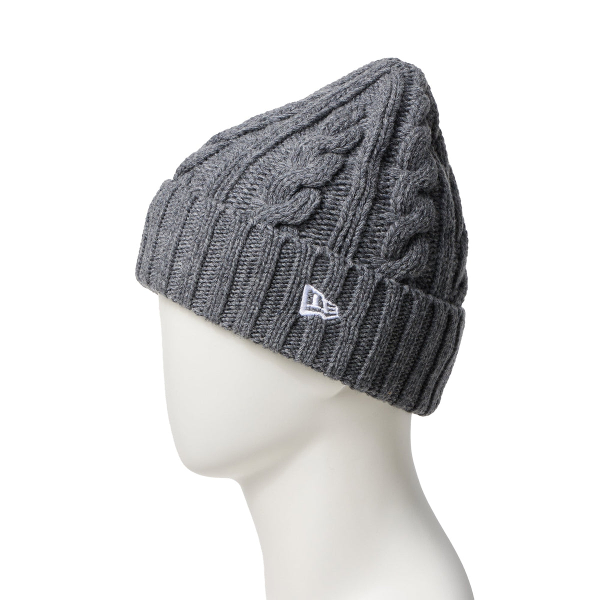 ローゲージ カフニット Wool Blend ダークグレー | ニューエラ