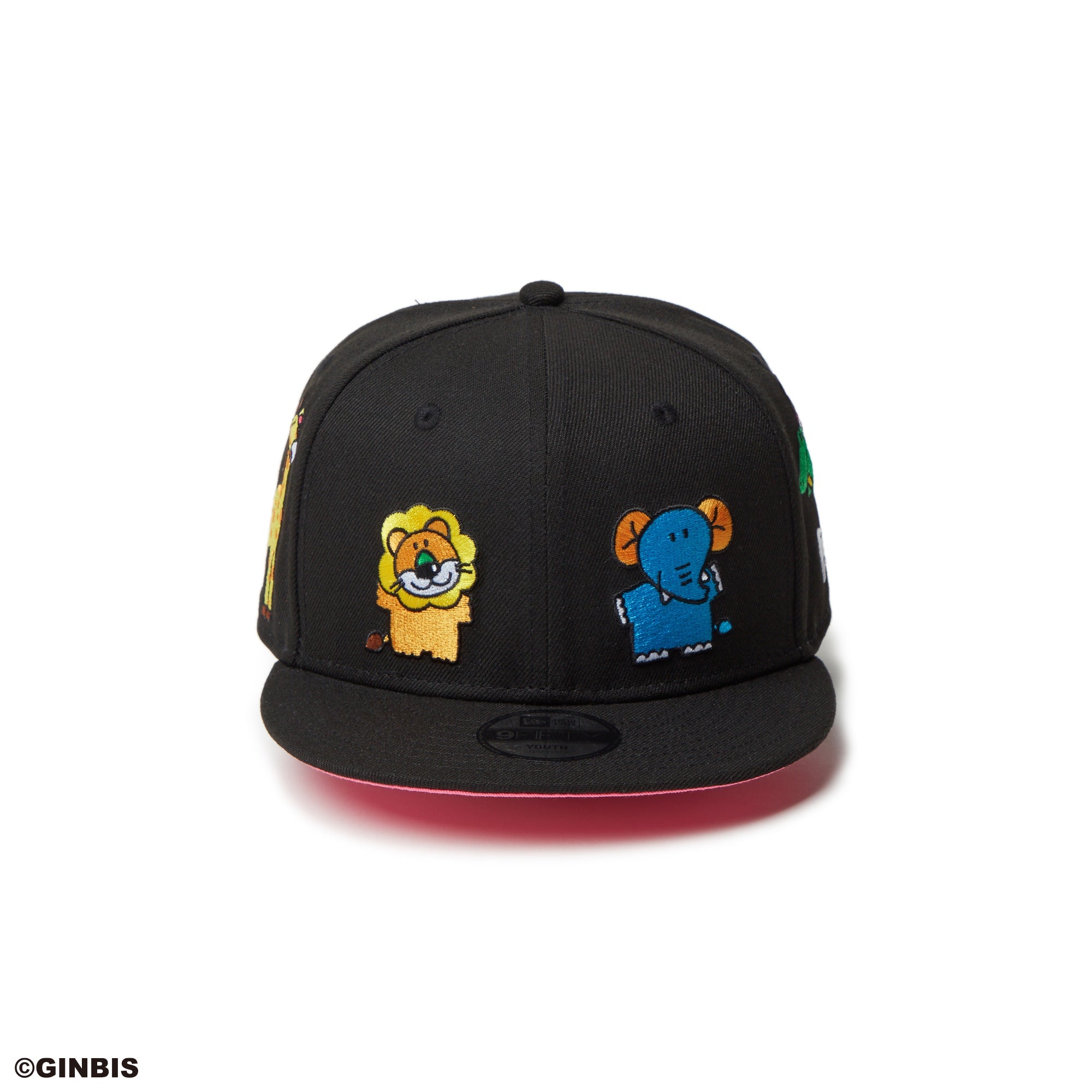 キッズ Youth 9FIFTY たべっ子どうぶつ オールオーバー ブラック
