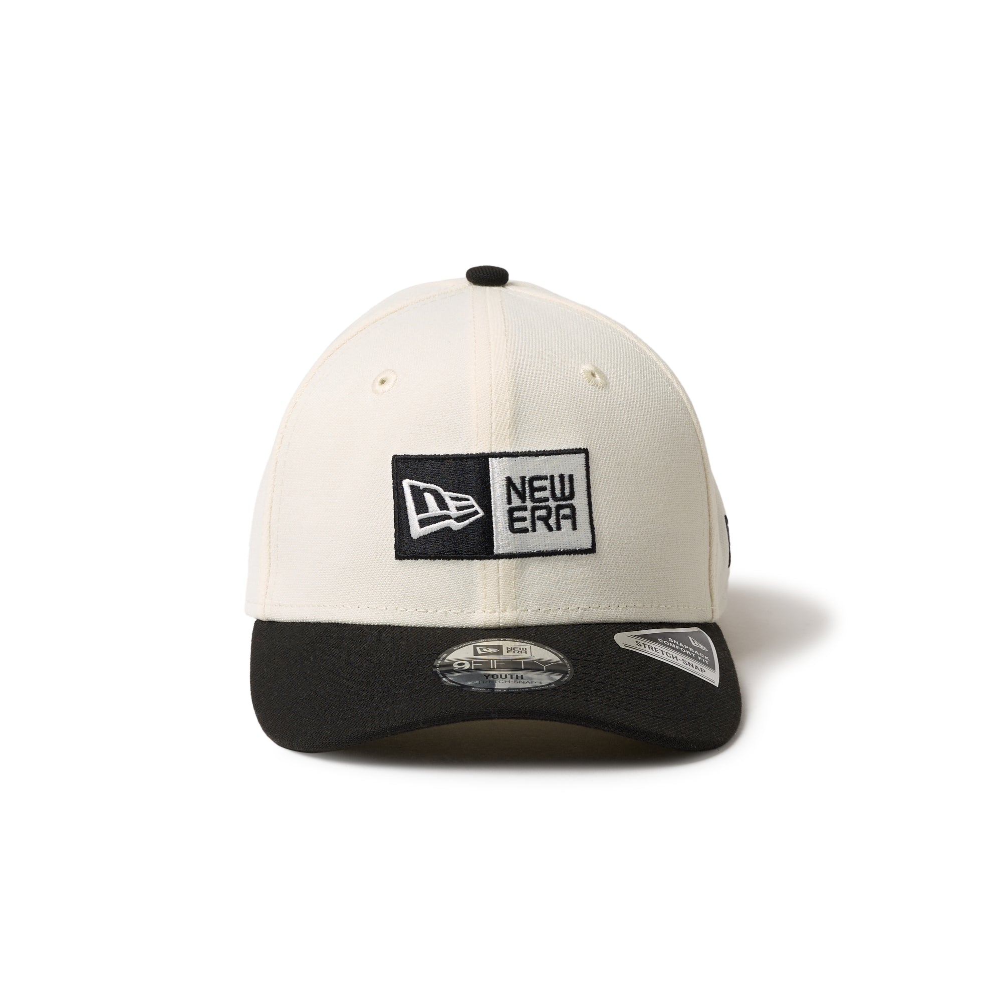 キッズ Youth 9FIFTY ストレッチスナップ ボックスロゴ クローム
