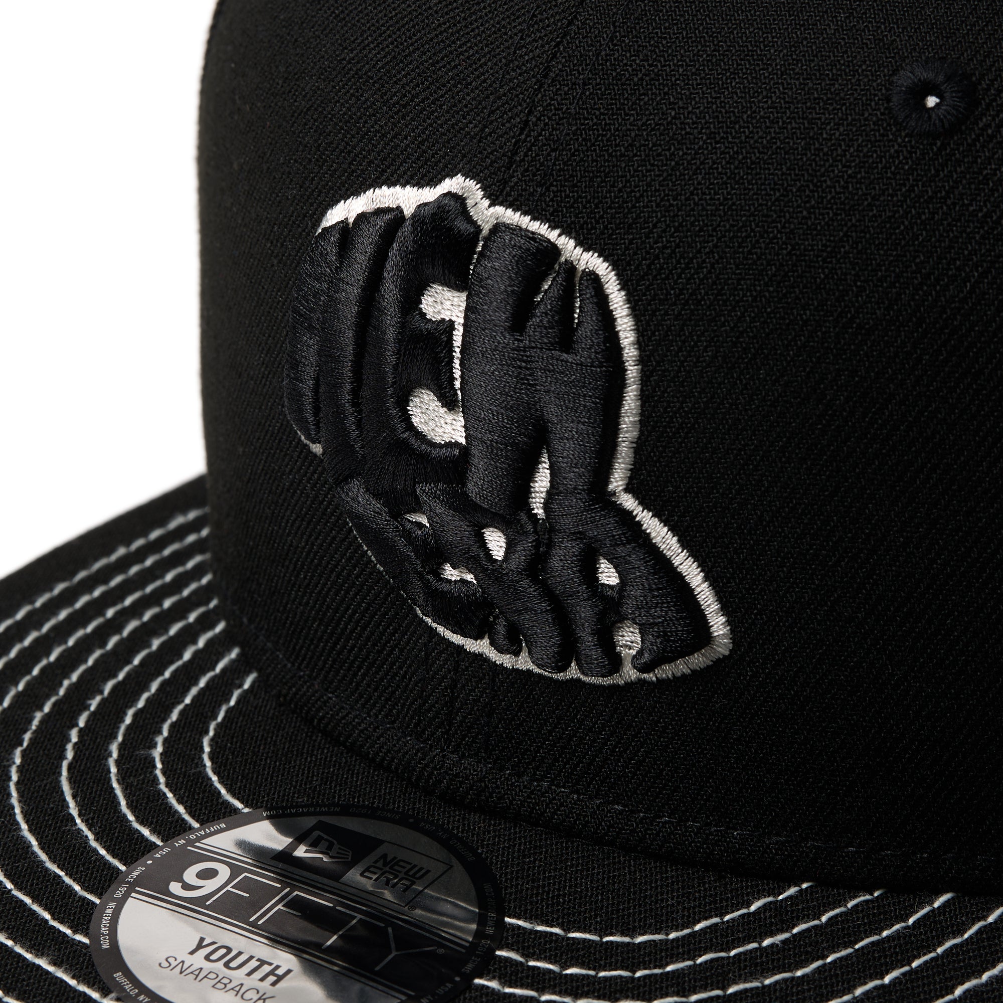 キッズ Youth 9FIFTY 2-Tone キャップロゴ ブラック | ニューエラ