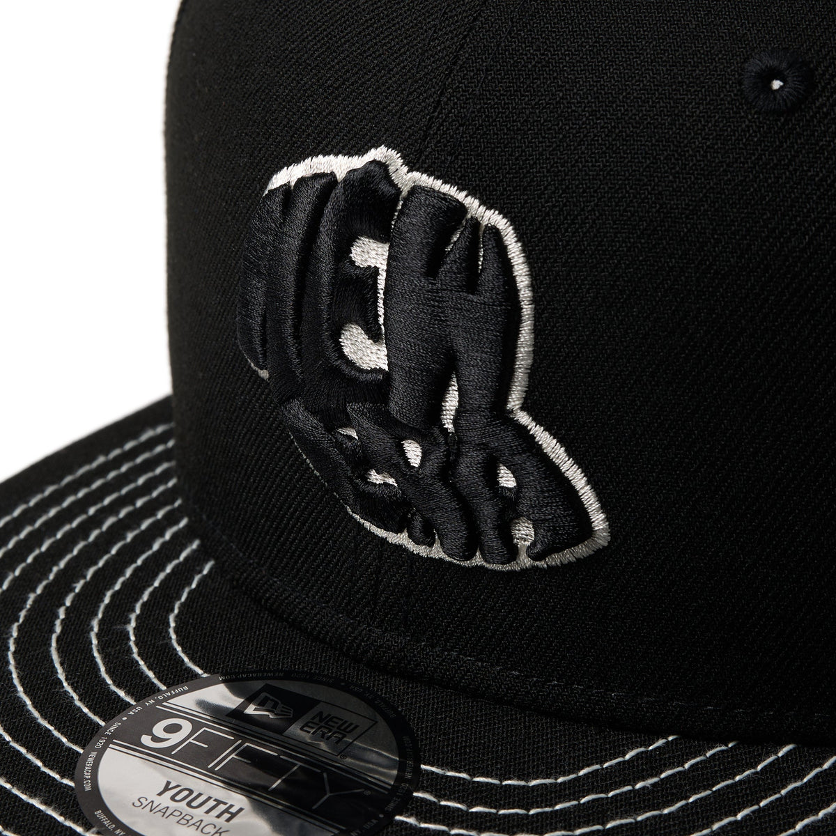 キッズ Youth 9FIFTY 2-Tone キャップロゴ ブラック | ニューエラ