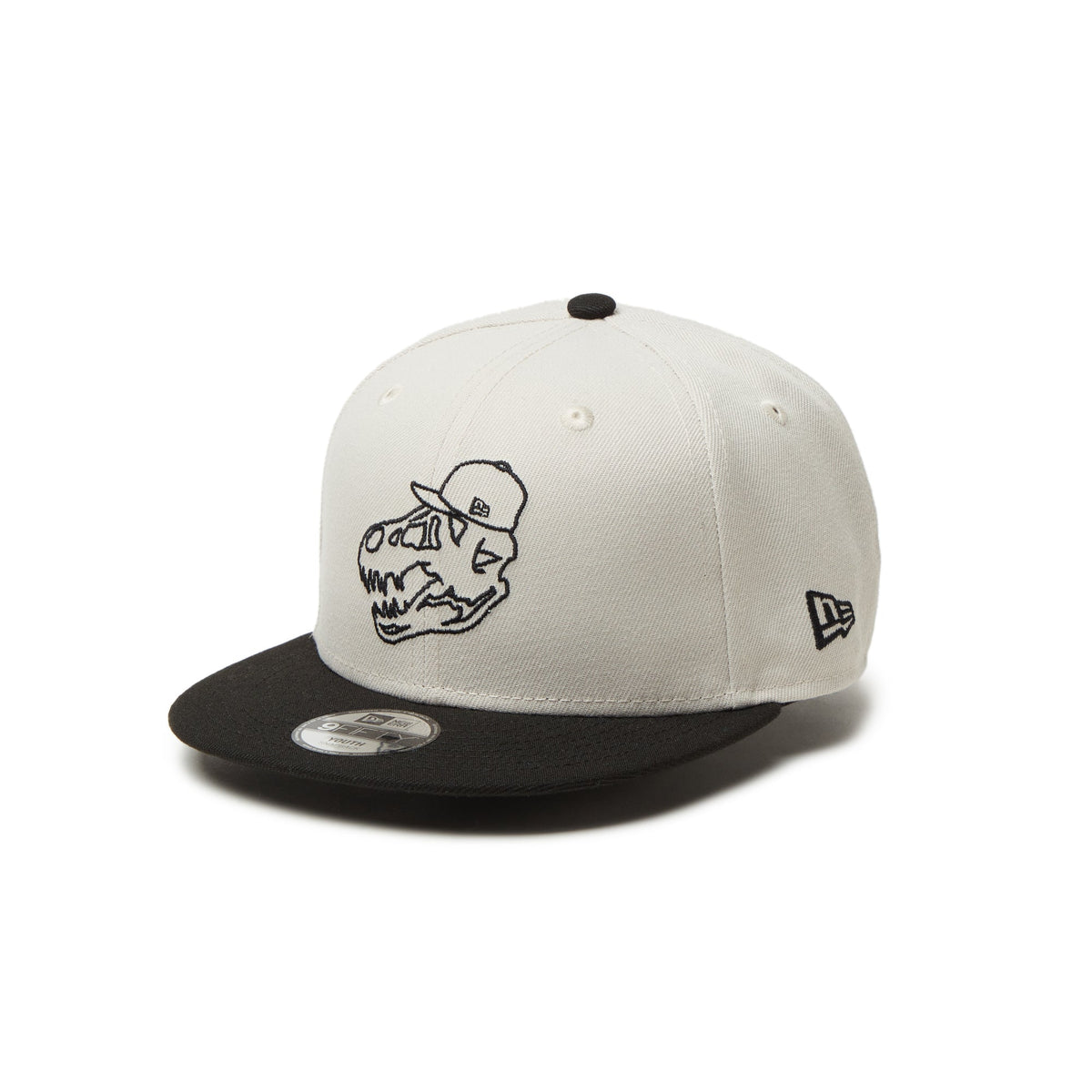 キッズ Youth 9FIFTY Dinosaur ストーン ブラックバイザー